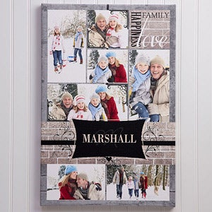 Personalized Photo Collage Canvas Art - Family Memories - 12738 Personalized Photo Collage Canvas Art - Family Memories - 12738