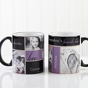 Personalized Photo Collage Coffee Mugs - Favorite Faces - 12739