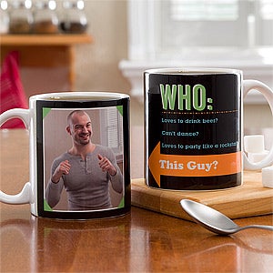Personalized Photo Coffee Mugs - Who Loves You - 12755