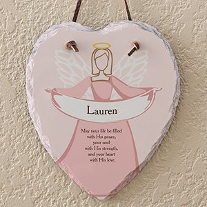 Personalized Religious Wall Plaques - Angel Blessings - 12774