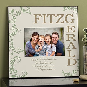 Personalized Family Picture Frames - Irish Blessings - 12795