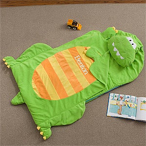 Personalized Kids Sleeping Bag Nap Mat - Dinosaur - 12798