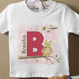 Personalized Kids Clothing for Girls - Owl About You - 12837