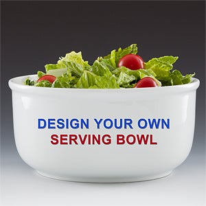 Design Your Own Personalized Serving Bowl - 12898