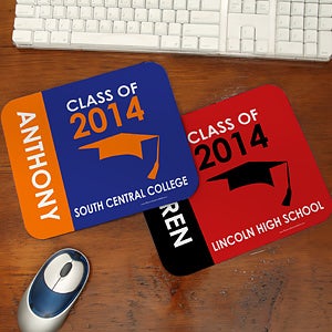 Personalized Graduation Mouse Pads - Graduation Excitement - 12943