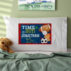 Personalized Boys Sports Pillowcase - 12996