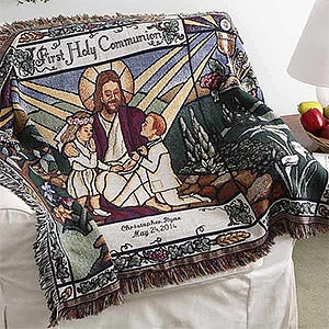 First Holy Communion Personalized Blanket - 1378