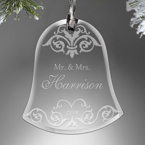 personalized wedding christmas ornaments damask wedding personalized wedding christmas ornaments damask wedding