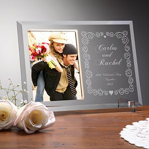 Personalized Glass Photo Frames - Together Forever Design - 1445
