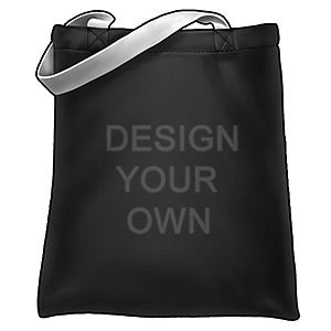 Design Your Own Black Tote Bag - #14616-B