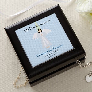 Personalized First Communion Jewelry Memory Box - 1537