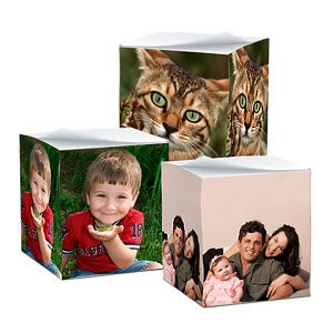 Personalized Photo Note Pad Cube  - 1605D