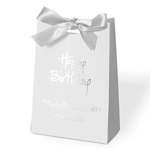 Personalized Party Favor Bags - Tote Style Party Bag - 1651D