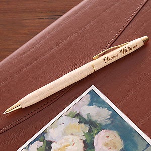 Engraved Wooden Executive Pen - 1652