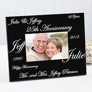 Personalized Anniversary Picture Frames - Forever and Always Design - 1701