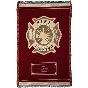 Personalized Tribute Afghan - Heroes Tapestry - 1824D