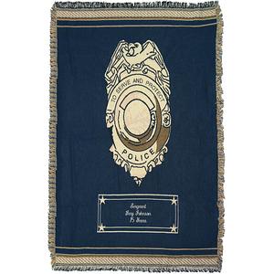 Personalized Tribute Afghan - Heroes Tapestry - 1824D