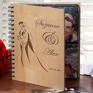 Wedding Memories Personalized Wood Photo Albums - 1885