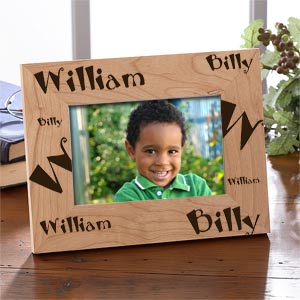 Personalized Kids Name Wooden Picture Frame - 2005