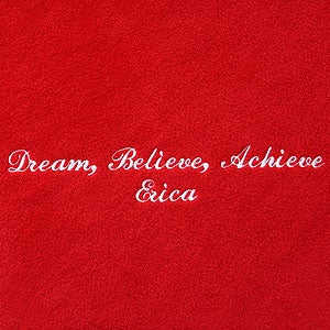Embroidered Graduation Blanket - Fleece Throw - 2383