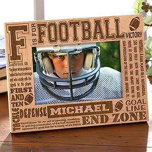 Personalized Football Picture Frame