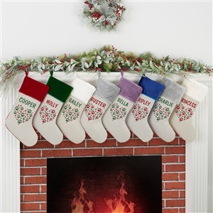 Paws On My Heart Personalized Pet Stockings