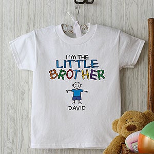 Personalized Baby T Shirt - I'm The Brother