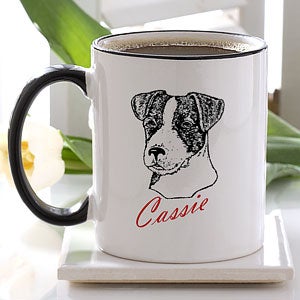 Personalized Dog Breed Ceramic Coffee Mug - 2482