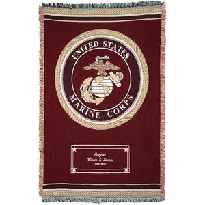 "Proud To Serve" Marine Afghan