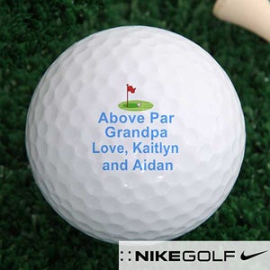 Personalized Golf Ball Set - Above Par Design  - 2644