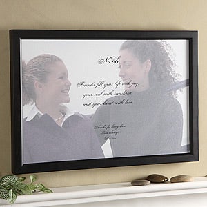 Personalized Photo & Poem Canvas Art Gifts for Friends - 2692