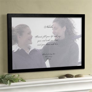 Personalized Photo & Poem Canvas Art Gifts for Friends - 2692