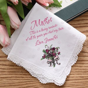 Personalized Wedding Handkerchief - Loving Reminder Design - 2785