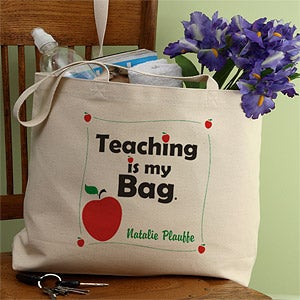 Personalized Teaching Canvas Tote Bag - 2808