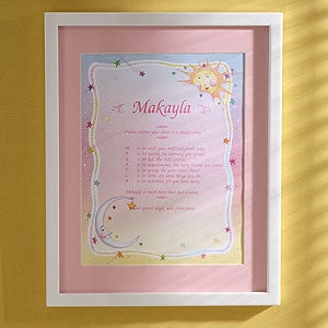 Personalized Name Meaning Print - Heaven Sent - 2952