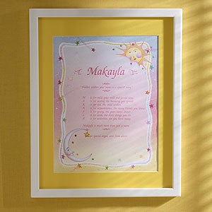 Personalized Name Meaning Print - Heaven Sent - 2952