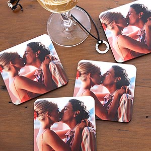 Personalized Photo Coaster Set - Picture Perfect Style - 2965