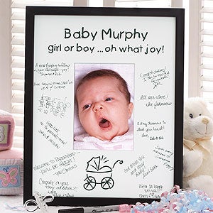 Personalized Baby Love Signature Mat Frame - 3165