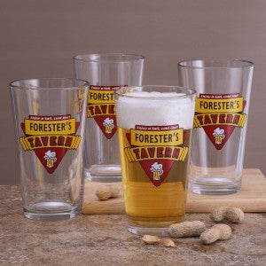 Personalized Pub Glasses and Pitcher Set - Cheers Tavern - 3254D