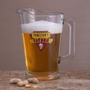Personalized Pub Glasses and Pitcher Set - Cheers Tavern - 3254D