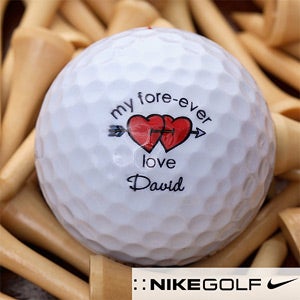 Personalized Golf Ball Set - Valentine's Day Designs - 3454