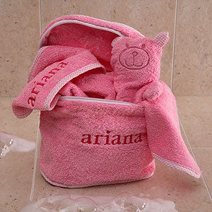 Personalized Baby Terry Bath Set - 3503