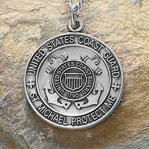 St. Michael Men's Pendant - Coast Guard