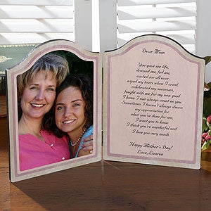 Personalized Mother's Day Photo Poem Plaque for Mom - 3618