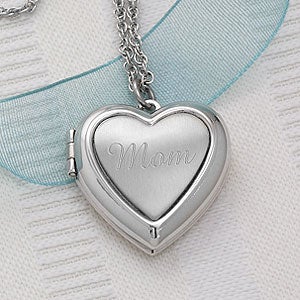 Woman's Personalized Picture Locket Necklace - 3623