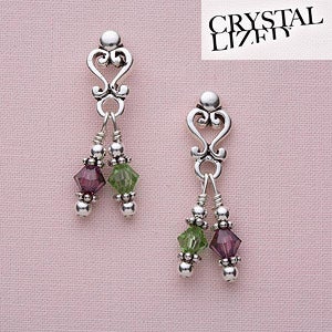 Personalized Swarovski My Kids Birthstone Earrings - 3657D