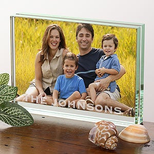 Personalized Glass Block Picture Frame Collection - 3670