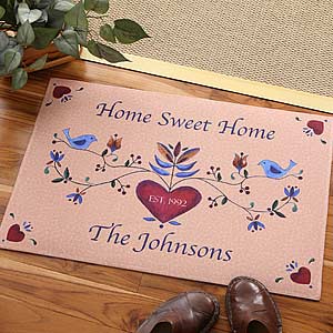 Home Sweet Home Personalized Door Mat - 3675