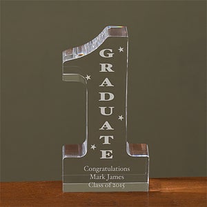 Personalized Graduation Sculpture - Number One Design - 3707