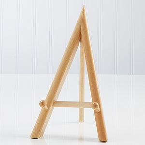 Natural A-Frame Wood Display Easel - 3730